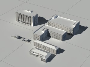 city - high-rise office 210 3D 模型