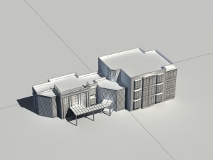 city - high-rise office 212 3Dモデル