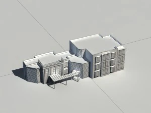 city - high-rise office 212 3D Model