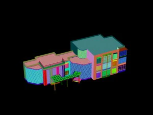 city - high-rise office 212 3D Model