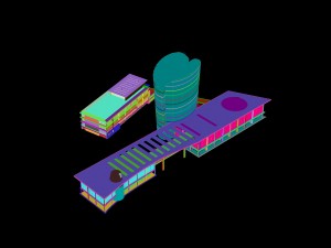 city - high-rise office 218 3D Model
