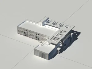 city - high-rise office 219 3D Model