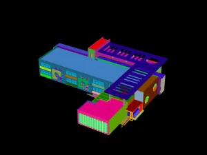 city - high-rise office 219 3D Model