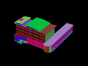 city - high-rise office 220 3D Model