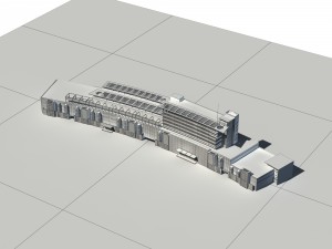 city - high-rise office 221 Model 3D