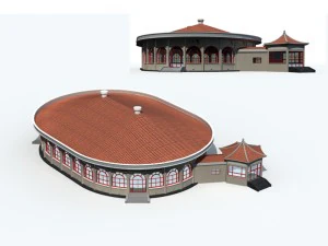 kota - kantor bertingkat tinggi 222 Model 3D