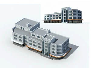 city - high-rise office 223 3D Model