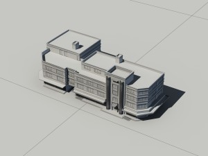 city - high-rise office 223 Modelo 3D