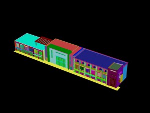 city - high-rise office 227 3D 모델