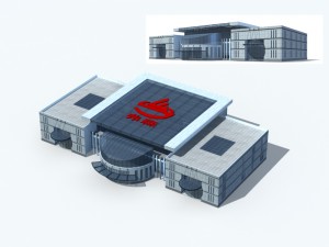 city - high-rise office 228 3D Model