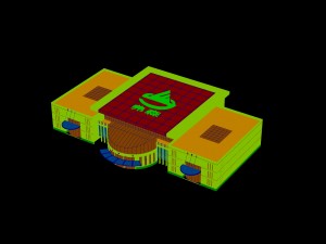 city - high-rise office 228 Model 3D