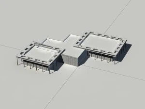 city - high-rise office 229 3D Model