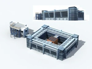 şehir - yüksek katlı ofis 230 3D Model