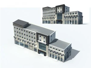 city - high-rise office 231 3D Model