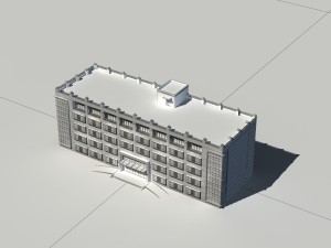 city - high-rise office 233 Modelo 3D