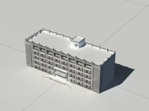city - high-rise office 233 3D Model