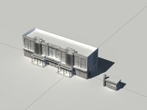 city - high-rise office 235 Modèle 3D