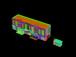 city - high-rise office 235 Modèle 3D
