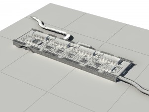 city - high-rise office 236 Modelo 3D