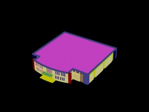 city - high-rise office 240 Modelo 3D
