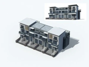 city - high-rise office 241 3D Model
