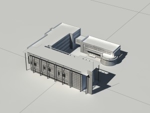 city - high-rise office 243 Modello 3D
