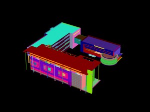 city - high-rise office 243 Modello 3D