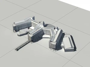 city - high-rise office 244 3D Model