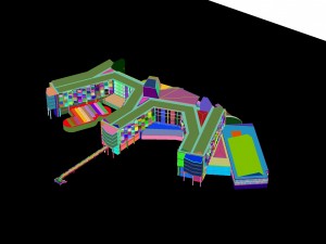 city - high-rise office 244 Modelo 3D