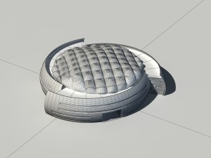 city - high-rise office 245 3D Model