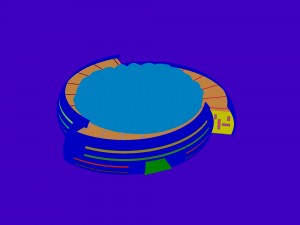 city - high-rise office 245 3D Model