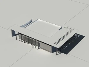 city - high-rise office 246 3D Model