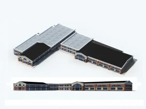 ville - bureau en hauteur 248 Modèle 3D