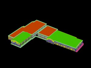 city - high-rise office 248 Modèle 3D