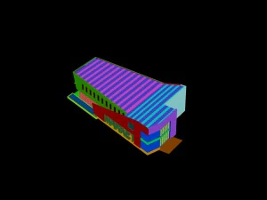 city - high-rise office 249 3D Model