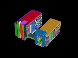 city - high-rise office 250 3D Модель