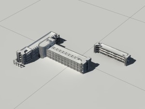 city - high-rise office 251 Model 3D