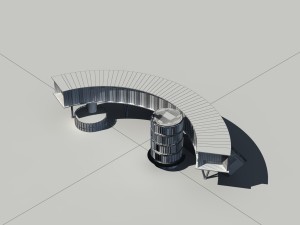 city - high-rise office 252 3D Модель