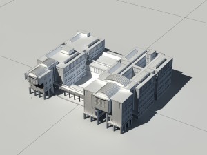 city - high-rise office 253 3D Model