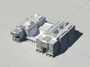 city - high-rise office 253 3D Model
