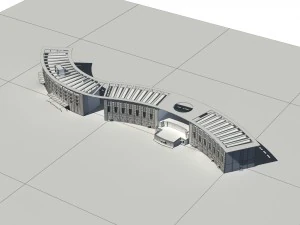 city - high-rise office 257 3D Model