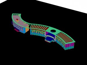 city - high-rise office 257 3D Model