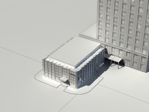 city - high-rise office 261 Modelo 3D