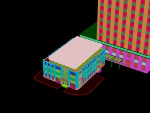city - high-rise office 261 Modelo 3D