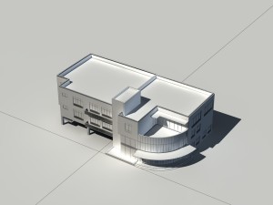 city - high-rise office 262 Modelo 3D
