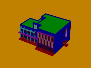 city - high-rise office 263 Modèle 3D