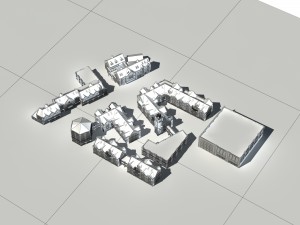 city - high-rise office 264 Modelo 3D