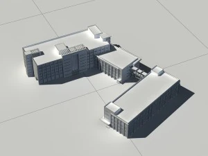 city - high-rise office 265 3D Model