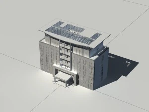 city - high-rise office 267 3D Model
