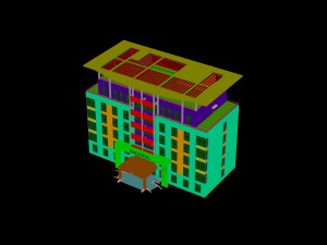 city - high-rise office 267 3D-Modell